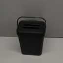 Compost Bin Kitchen, for use on Countertops or Under Sinks, Hanging Trash Can with Lid, for Cupboard/Bathroom/Bedroom/Office/Camping, Mountable Indoor Compost Bucket(Black 1.3 Gallon/5L)