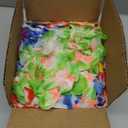 50 PCS Soft Hawaiian Leis Luau Party Decorations Tropical Favors Lei Flower Hair Clip,Headbands and Wristbands Perfect for Your Hawaii Luaus Party.