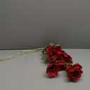 28.3" Red Artificial Flowers Poppy Flowers 3Pcs Silk Fake Poppy Flowers Real Touch Faux Poppies Spring Flower Long Stem Arrangement with 4 Heads for Party Centerpiece Bouquet Table Home Decoration