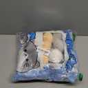 REFAHB Cute Plush Pillow Throw Pillow Removable Stuffed Animal Toys Creative Gifts for Girls (Kitten-Blue)