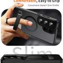 Magnetic for Samsung Galaxy S26 Ultra Case with Stand and Screen Protector & Camera Protector,Galaxy S 26 Ultra Case Compatible with MagSafe,Matte Translucent Shockproof Slimi Phone Case -Black