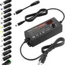 SHNITPWR 60W Universal Power Supply DC 3V 4V 4.5V 5V 6V 7V 7.5V 8V 9V 10V 11V 12V Adjustable Variable Power Adapter 100V-240V AC to DC Converter 1A 2A 2.5A 3A 4A 5A with 14 Tips & Polarity Converter
