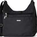 Baggallini Essential Hobo Crossbody (Black)