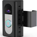 KIMILAR Anti-Theft Video Doorbell Mount Compatible with Ring/Blink Wireless Video Doorbell, Adjustable Mounting Bracket Accessories for Houses, Apartments, Businesses, Not for Security Door (Black)