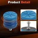ACROPIX Pair SSF60440 Rubber Bushing Suspension Kit for Toyota Tacoma 2016-2021 for Toyota Tundra 2000-2021 Car Rear Suspension Rubber Helper Springs Kit Axle Bump Stop Durable SES Set