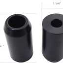 Black 2pcs Motorcycle Crash Bar Guard Ball Engine Guard Collision Protector Lever Head Fit for Harley