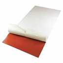 Rubber Sheet, Silicone, Rubber Width 10 in, Rubber Length 2 ft, Rubber Thickness 1/16 in, 30A, Adhesive Backing