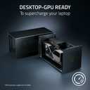 Razer Core X V2 External Graphics Enclosure (eGPU): Compatible with Windows 11 Thunderbolt 4/5 and USB 4 Laptops & Devices - 4 Slot Wide NVIDIA/AMD Graphics Cards PCIe 4.0 Support - 140W PD via USB C