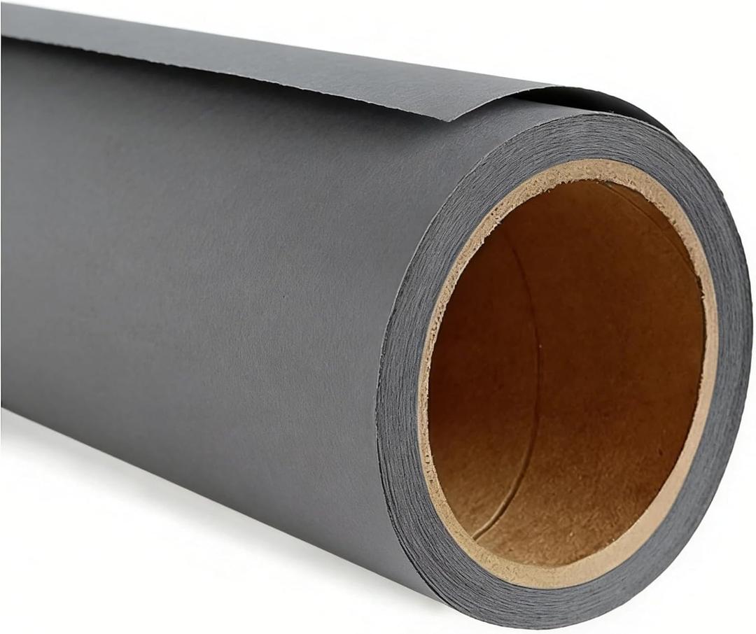 Seamless Photo Photography Backdrop Paper, Photo Background Paper Roll (53" x16, #57 Deep Grey)