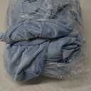 Ultra Soft Light Blue Rugs for Bedroom 8x10 Feet, Fluffy Shag Area Rugs for Living Room, Large Comfy Furry Rug for Boys Kids Baby Room Decor, Non Slip Nursery Rug Modern Indoor Fuzzy Floor Carpet