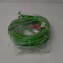 YAMATIC Flexible Pressure Washer Hose 25FT, 3200 PSI 1/4'' Power Washer Hose Replacement for Gas&Electric Washer, Kink Resistant Extension Leak-Free M22 Fittings, Green