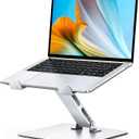 Adjustable Ergonomic Laptop Stand for Desk, Foldable Computer Stand, Stable Aluminum Lectern Notebook Riser & Portable Laptop Holder Mount Compatible with 10-16" MacBook Pro/Air, Dell, HP