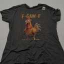 F-Caw-F Grey Shirt, Medium