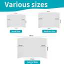 Rsgift 4 Pcs Tri-fold Poster Boards 48 x 36 inches, Premium Corrugated Presentation Boards with Double Sided Tapes,Display Boards for School Project,Exhibitions, Business Presentation