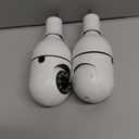 UPULTRA Light Bulb Security Camera Outdoor 2packs HD Wireless 5GHz/2.4GHz WiFi Home IP Cameras E27 360 Degree Panoramic,Motion Detection and Alarm,Two-Way Audio,Night Vision