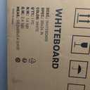 36" x 24" Magnetic Dry Erase Whiteboard with Aluminum Frame
