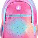 J World Cornelia Middle School Backpack for Girls. Laptop Bookbag for Women, Confetti, One Size