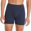 Hanes Men's Underwear Boxer Briefs Pack, Moisture-wicking Underwear for Men, Breathable, Cool & Breathable Cotton (Black, L)