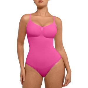 FeelinGirl Shapewear Bodysuit Sculpting Tummy Control Body Shaper for Women Seamless Plus Size Butt Lifting Shaper, Size XL-XXL