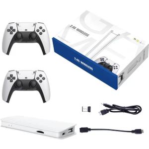 m15 Wireless Retro Game Console, Plug & Play Video Game Stick with 64G & 20000 Games, Dual 2.4G Wireless Controllers ,4K High Definition HDMI Output (64G)