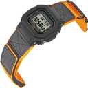 HEMSUT Quick Release 16mm Military Tactical Watch Band for Casio | Shock-Resistant Nylon & Leather Strap | Compatible with GA-100, DW-5600, DW-6900, GW-M5610, GBD-800 Series & More