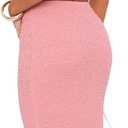 Two Piece Skirt Outfits for Women Sleeveless Tube Tops Bodycon Sexy Maxi Dress 2 Piece Summer Y2K Vacation Set (Pink)