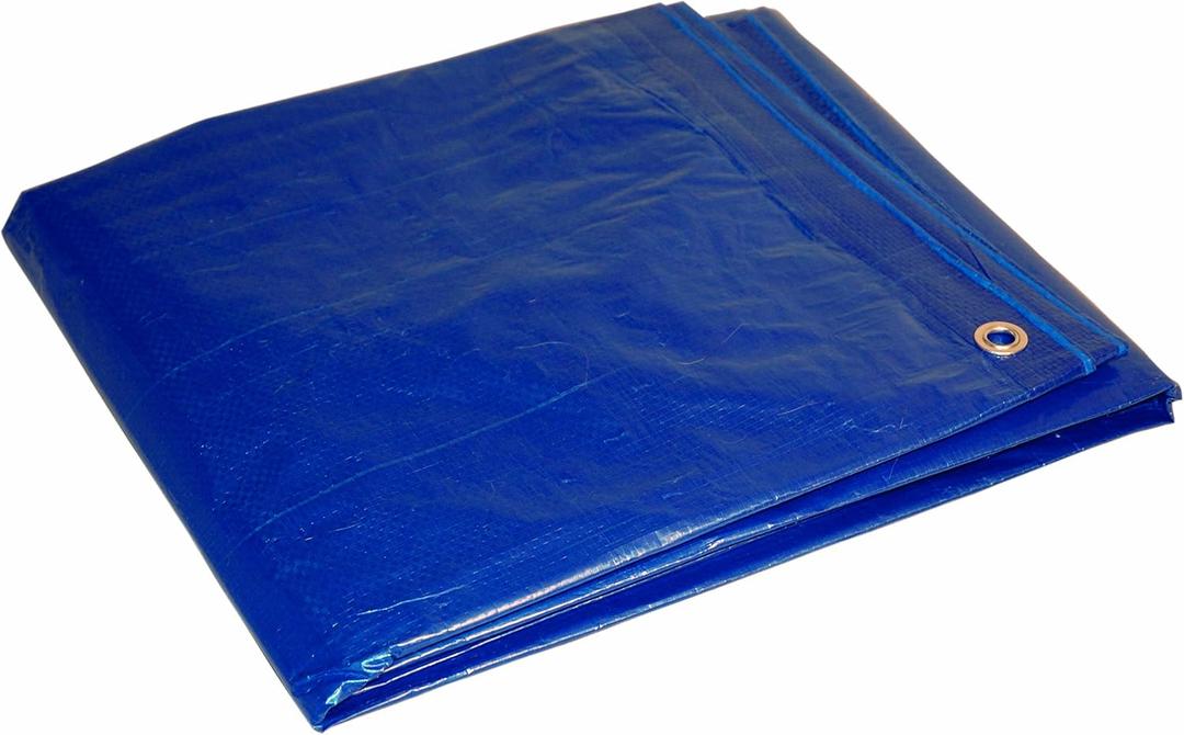 Dry Top Multi-Purpose Economy Poly Tarp, 20x30 Feet, Blue