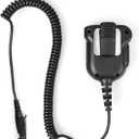 Retevis RT48 Ailunce HA1G Shoulder Speaker Mic,IP67 Waterproof Original Speaker Microphone, for HD1 HD2 HA1UV RT48H RT29 NR30 NR30D NR30S,Compatible with Motorola GP328 Plus Walkie Talkie(1 Pack)