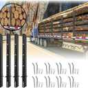 Mytee Products 4 Pack 30" Adjustable C Channel Pipe Stake for Flatbed Trailer Hauler