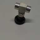 Stainless Steel Needle Valve, 1/4" Npt Female X 1/4" Npt Female Connection Straight Needle Valve for Flow Water Gas Oil Fuel Transmission