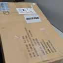 Amazon Basics Portable, Foldable Metal Wire Dog Crate with Removable Tray, Double Door, Divider Panel, Easy to Assemble, 30 x 19 x 21 in, Black