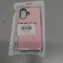 Leopard Cheetah Case for iPhone 16 Cute Magnetic Case [Compatible with MagSafe] Soft TPU and Hard PC Hybrid 2-Layer Protective Shockproof,Retro Aesthetic Case for Women Girls-Pink