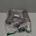 Homemory Gray Flickering Flameless Candles, Battery Operated Acrylic LED Pillar Candles with Remote Control and Timer, Halloween Decor, Set of 5