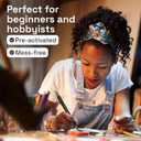 ARTISTRO 36 Acrylic Paint Markers for Rock, Fabric, Wood, Glass, Eggs - Dual-Tip Paint Pens for Coloring Books for Adults, Teens, Kids - Art & Craft Supplies - Gift Idea - Easter Basket Stuffers