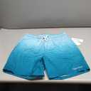 Calvin Klein Men's Volley Quick Dry Lightweight Swim Trunk, Atlantis, Medium