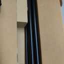 KAMANINA 1 Inch Double Curtain Rods 66 to 120 Inches (5.5-10 Feet), Telescoping Splicing Black Curtain Rod for Windows 54 to 115 Inches, Decorative Curtain Rods with Square Finials