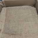 Buryeah 60 Inch x 100 ft Burlap Fabrics Roll Natural Burlap Tree Wrap Winter Garden Frost Plant Protection Blankets Cloth Weed Barrier Fabric Jute for Outdoor Trees Shrubs Craft Home Party Decor