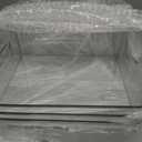 Menkxi 4 Pcs Clear Large Storage Book Display Case Book Organizer, 10 x 8.5 x 5.3 Inch