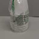 Set of 10 Small Lamp Shade Chandelier Shades Burlap Clip on Lamp Shade 3" x 6" x 5" Rustic Barrel Fabric Lampshade Cover for Table Chandelier Wall Lamp (White)