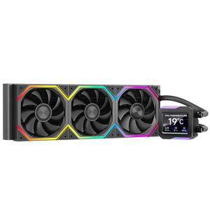 Astroshel V2G 360 Argb Water Cooling CPU Cooler|3 * 120mm PWM Fans with 2000RPM|Customizable LCD Digital Display Screen|for Intel LGA1851/1700/1200/115X AMD AM4/AM5 (Black-360mm)