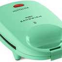 Nostalgia MyMini Personal Sandwich Maker, Nonstick Panini Press, Pizza Pockets, Quesadillas, Mint Green