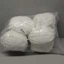 8 Pack Jumbo Chenille Yarn for Crocheting, #8Super Bulky Baby Soft Yarn for Hand Knitting, 220 yds /70.5 oz Fluffy Chunky Knit Throw Blanket Yarn (Milky White)