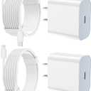 iPhone Charger Fast Charging 2 Pack Type C Wall Charger Block with 2 Pack [6FT&10FT] Long USB C to Lightning Cable for iPhone 14/13/12/12 Pro Max/11/Xs Max/XR/X,AirPods Pro