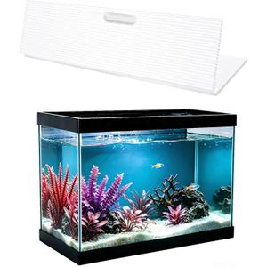 Aquarium Canop Polycarbonate 29 x 11.38 x 0.24 for 20/29/37 Gallon Without Center Brace Aquariums Cover Aquarium Lid，Clear
