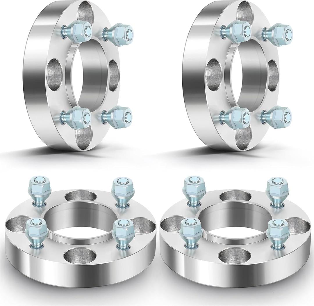 OCPTY 4PCS 4x110 to 4x110 Wheel Spacers 1" Wheel Adapters 10x1.25 Studs 74mm Center fit for 2007-2008 for Arctic Cat for 250/2002-2004 for Bombardier for Quest 500