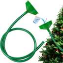 Christmas Tree Watering System, Large 5.5" Dia Christmas Tree Watering Funnel with 5feet Long Hose Xmas Tree Watering Device Easy Assembly Plant Watering Tool for Indoor Outdoor Xmas Tree(Green) (1 Set/Green)