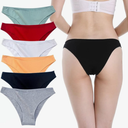 Evankin High Waisted Pure Cotton Triangle Underwear for Women Comfortable and Breathable M