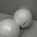 FFchuanhe 2 Pcs Craft Foam Balls 8 Inch, Polystyrene Smooth Round Balls, for Arts and Crafts Supplies School Project, Wedding, Holiday Party. White