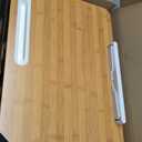 Portable Lap Desk with Phone Holder and Device Ledge and Clips for Book Reading Stand - Fits up to 15.6 Inch Laptops