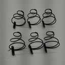 6pcs Table Top Wine Rack Bottle Display Shelf Wine Bottles Storage Rack Black Tabletop Wine Racks Iron